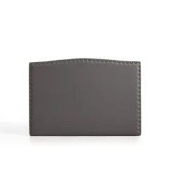 Eccox Tête de lit - - Ambar - Similicuir gris - 115x115x8 cm - Aquaclean antitache Hot