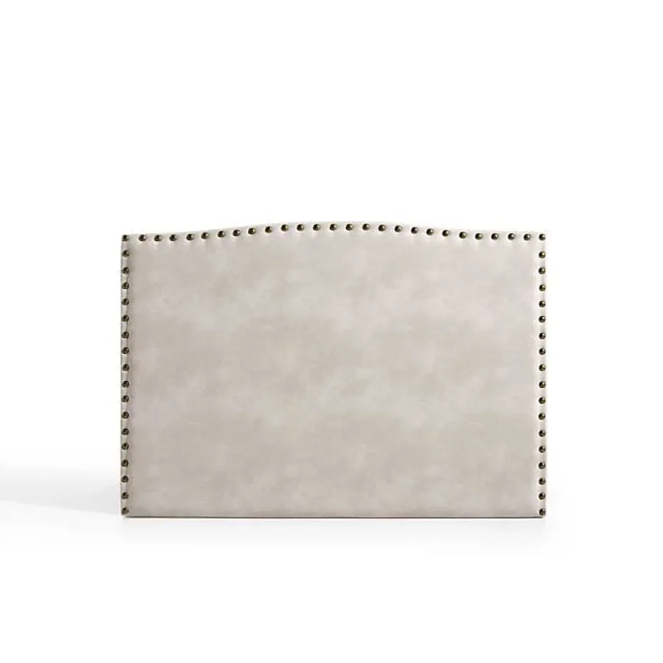 Eccox Tête de lit - - Ambar - Tissu Aquaclean - Gris - 160x115x8 cm Best