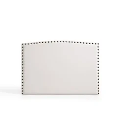 Eccox Tête de lit - - Ambar - Similicuir blanc - Vintage - 160 cm Sale