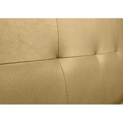 Eccox Tête de lit - - Aster - Similicuir doré - 130 cm - Épaisseur 8 cm - Anti-taches