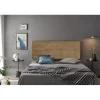 Eccox Tête de lit - - Cala - Tissu anti-tache - Bois de pin - 145 cm de largeur
