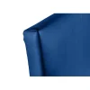 Eccox Tête de lit - - Cala - Similicuir bleu - 130 cm - Rembourrage en mousse HR Clearance