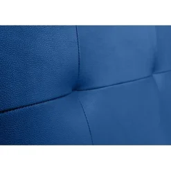 Eccox Tête de lit - - Cala - Similicuir bleu - 130 cm - Rembourrage en mousse HR Clearance