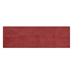 Eccox Tête de lit - - Cala - Tissu rouge - 160 cm - Rembourrage en mousse HR