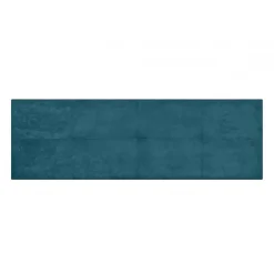 Eccox Tête de lit - - Cala - Tissu bleu - 220 cm - Rembourrage en mousse HR Hot