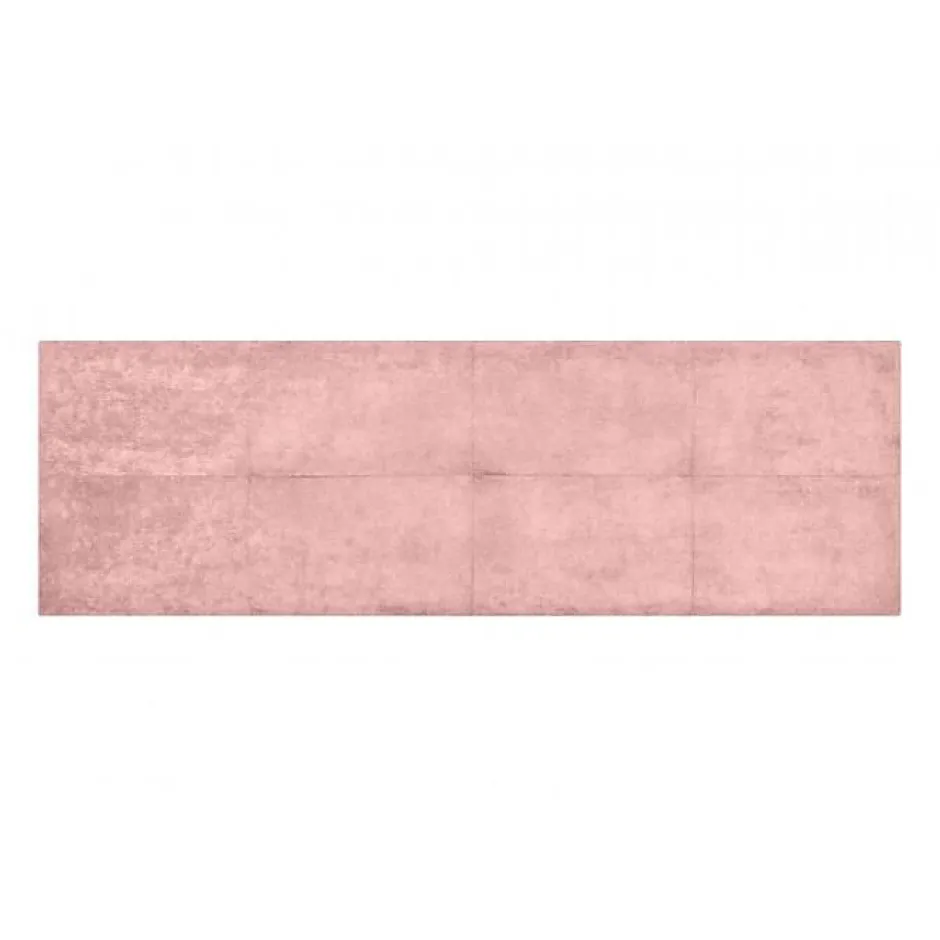 Eccox Tête de lit - - Cala - Tissu anti-tache - Saumon - 170 cm - Design contemporain