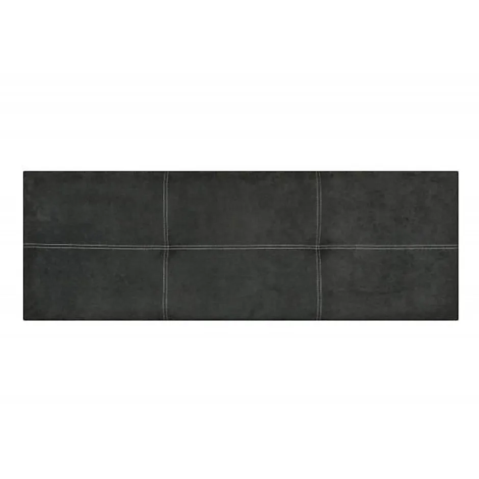 Eccox Tête de lit - - Dalia - Tissu Aqualine - Gris - 170 cm - Rembourrée Clearance