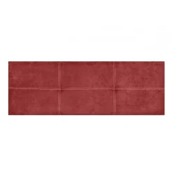 Eccox Tête de lit - - Dalia - Tissu Aqualine - Rouge - 190 cm - Rembourrée