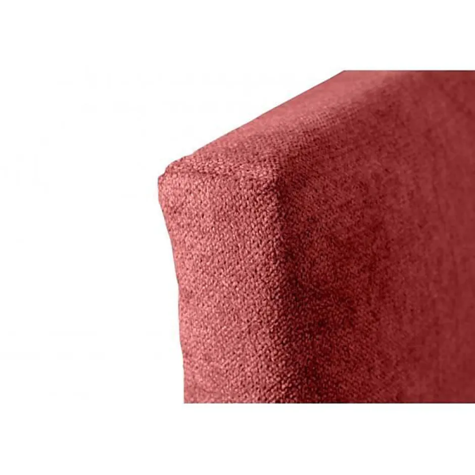 Eccox Tête de lit - - Dalia - Tissu Aqualine - Rouge - 170 cm - Rembourrée
