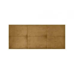 Eccox Tête de lit - - Dalia - Tissu Aqualine Jaune - 115 cm - Rembourrée et moderne Hot