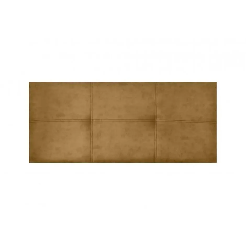 Eccox Tête de lit - - Dalia - Tissu Aqualine Jaune - 115 cm - Rembourrée et moderne Hot