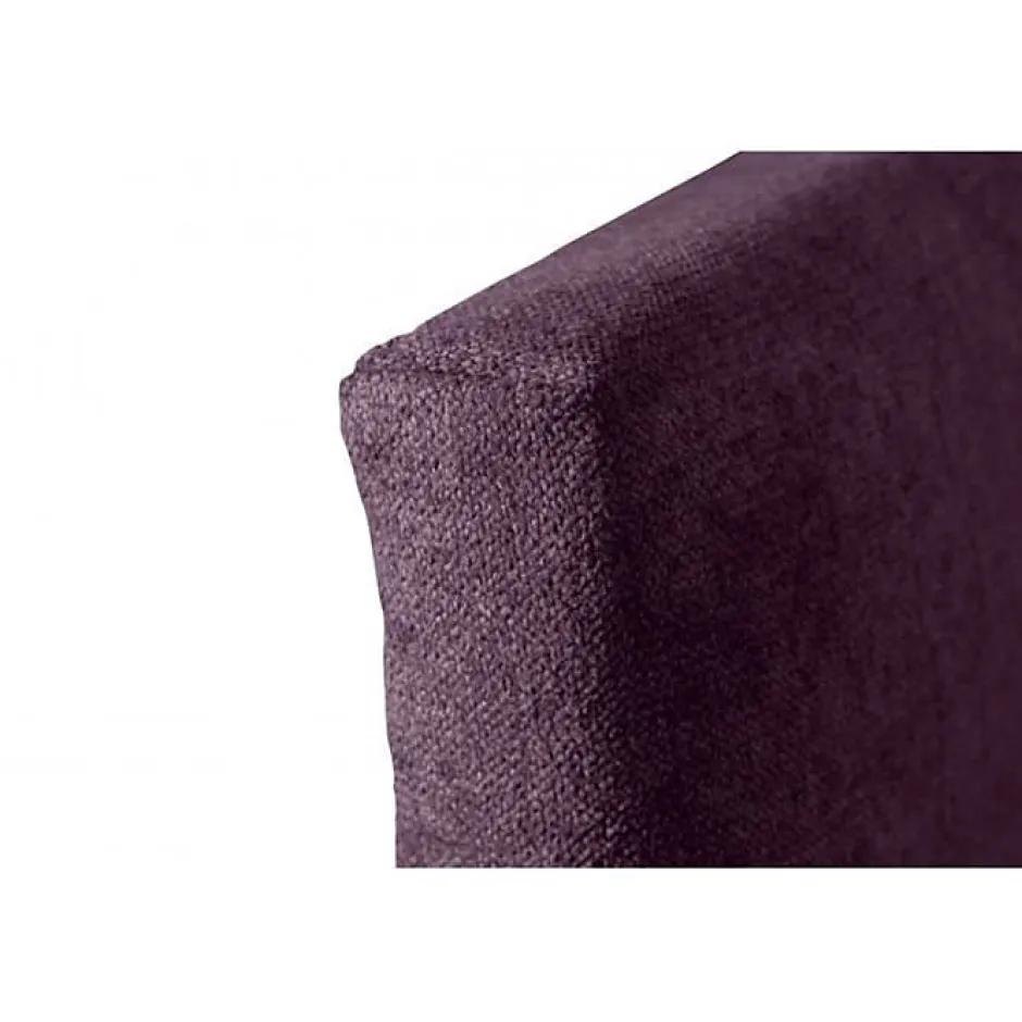 Eccox Tête de lit - - Dalia - Tissu Aqualine - Violet - 145 cm - Rembourrée Online