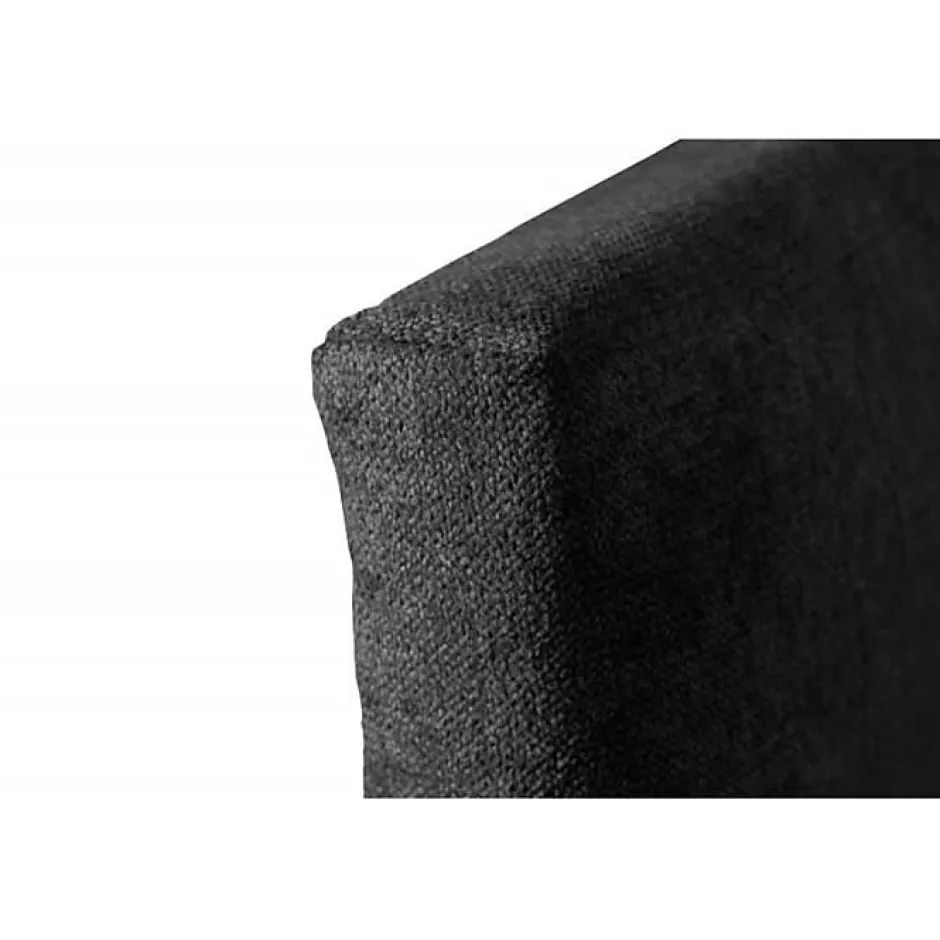 Eccox Tête de lit - - Dalia - Tissu Aqualine Gris - 130 cm - Rembourrée et élégante Hot