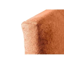 Eccox Tête de lit - - Dalia - Tissu Aqualine - Orange - 220 cm - Rembourrée