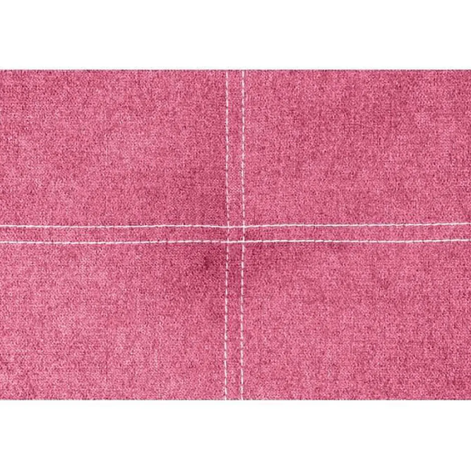 Eccox Tête de lit - - Dalia - Tissu Aqualine - Rose - 100 cm - Rembourrée