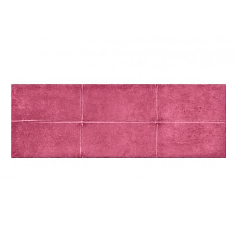Eccox Tête de lit - - Dalia - Tissu Aqualine - Rose - 100 cm - Rembourrée