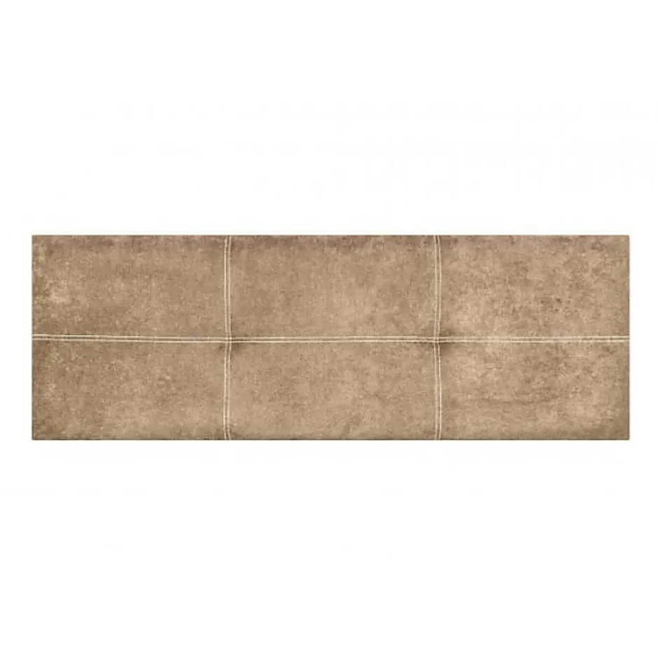 Eccox Tête de lit - - Dalia - Tissu anti-taches Aqualine - 100 cm - Marron Online