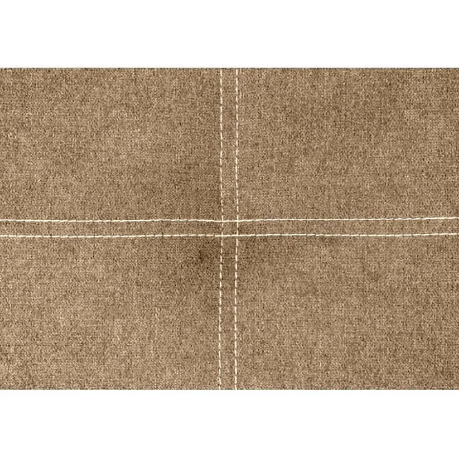 Eccox Tête de lit - - Dalia - Tissu anti-taches Aqualine - 100 cm - Marron Online