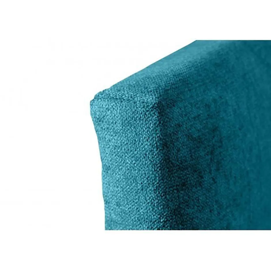 Eccox Tête de lit - - Dalia - Tissu Aqualine - Turquoise - 145 cm - Rembourrée
