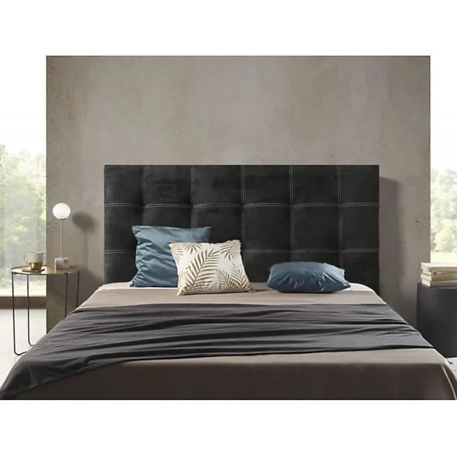 Eccox Tête de lit - - Iris 145 - Tissu antitache - Hauteur 120 cm - Largeur 145 cm
