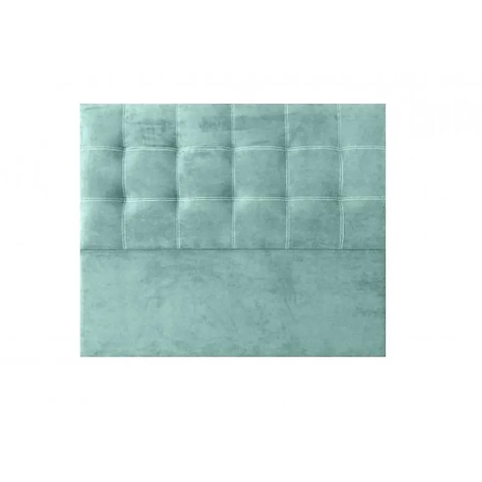 Eccox Tête de lit - - Iris - Tissu antitache - Vert - 160 cm - Design contemporain