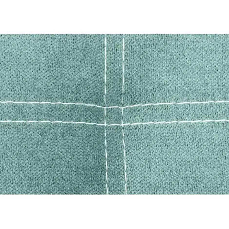 Eccox Tête de lit - - Iris - Tissu antitache - Vert - 120 cm de hauteur