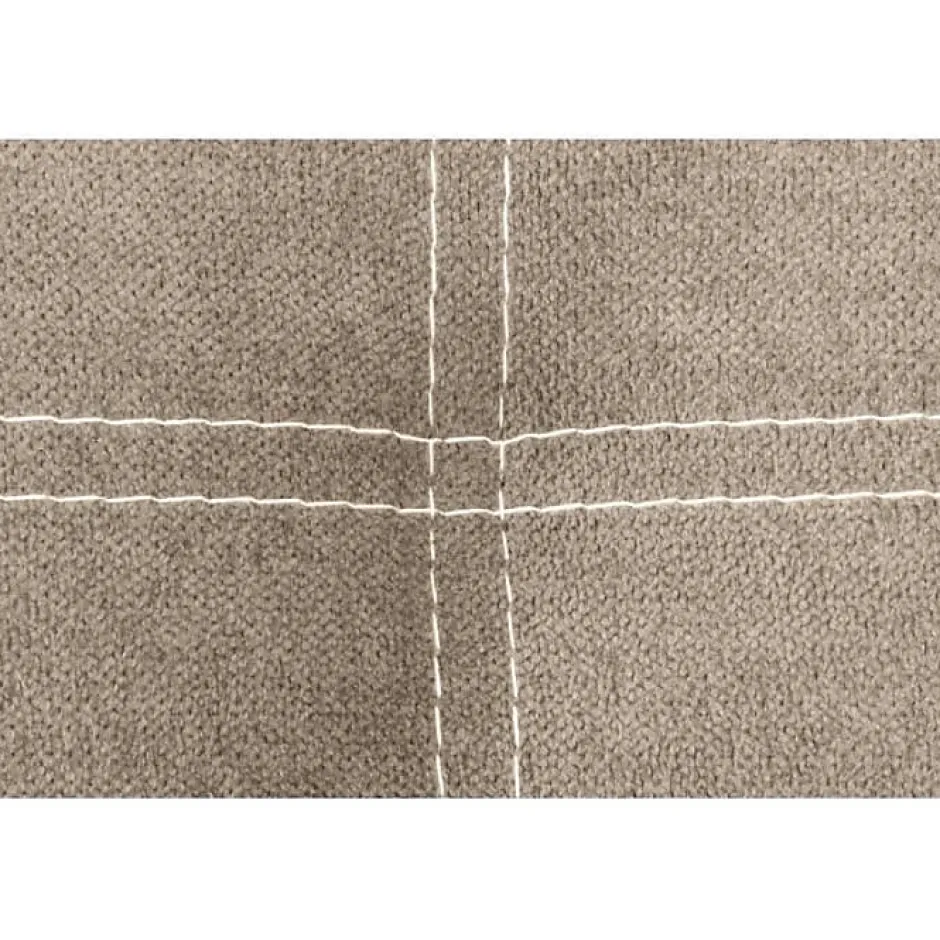 Eccox Tête de lit - - Iris - Tissu antitache - Beige - 160 cm - Design contemporain