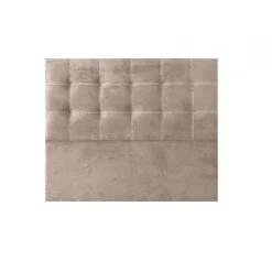 Eccox Tête de lit - - Iris - Tissu antitache - Beige - 160 cm - Design contemporain