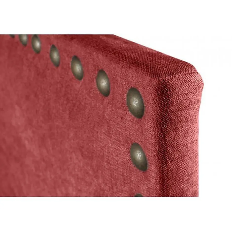 Eccox Tête de lit - - Lily - Tissu rouge - Antitache - 115 cm de largeur Discount