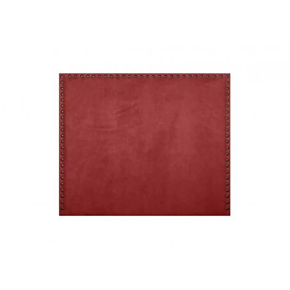 Eccox Tête de lit - - Lily - Tissu rouge - Antitache - 115 cm de largeur Discount