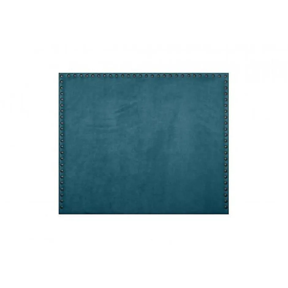 Eccox Tête de lit - - Lily - Tissu bleu - Antitache - 115 cm de largeur