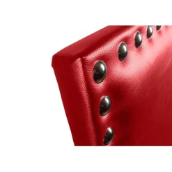Eccox Tête de lit - - Lily - Similicuir rouge - 130 cm - Design élégant et moderne New