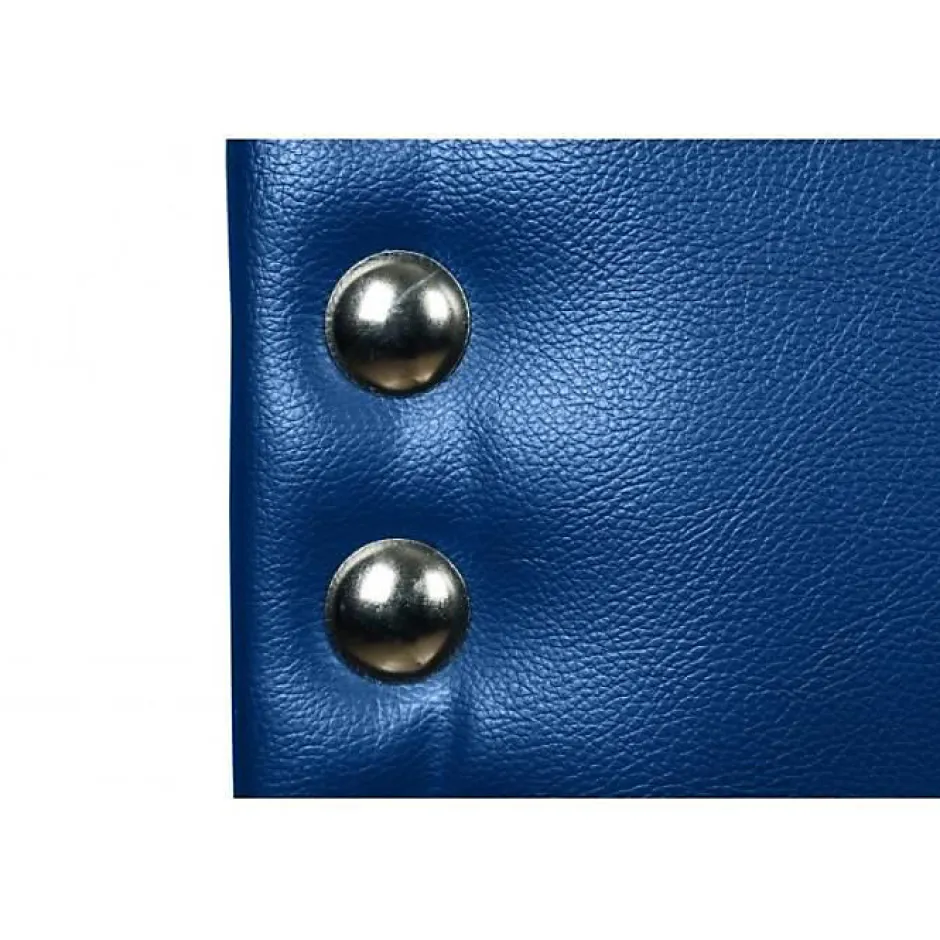 Eccox Tête de lit - - Lily - Similicuir bleu - 160 cm - Design moderne et élégant Clearance