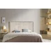 Eccox Tête de lit - - Lily - Tissu beige - Antitache - Fabrication espagnole