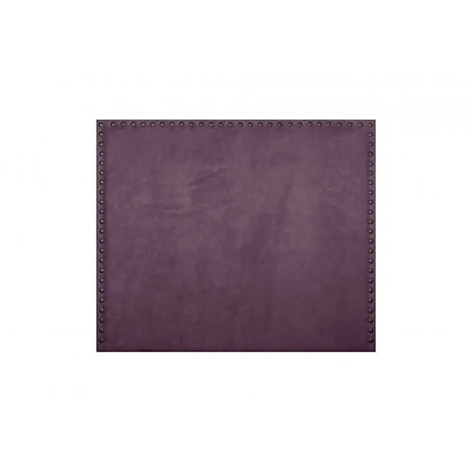 Eccox Tête de lit - - Lirio - Tissu violet - Antitache - 160 cm de large