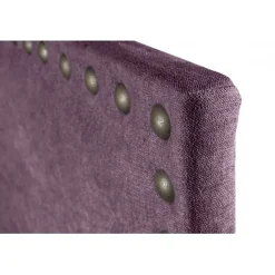Eccox Tête de lit - - Lirio - Tissu violet - Antitache - 160 cm de large