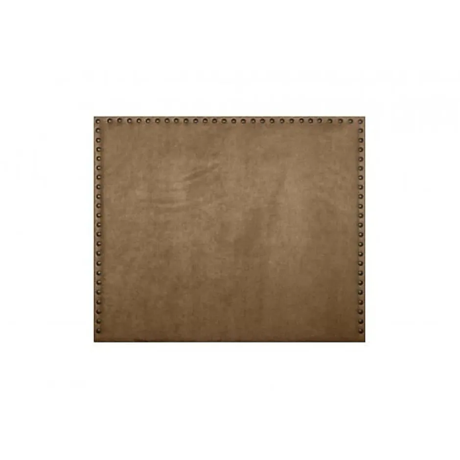 Eccox Tête de lit - - Lirio - Tissu marron - Antitache - 145 cm de largeur Outlet