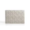 Eccox Tête de lit - - Rubi - Tissu Aquaclean - Gris - 110x110 cm