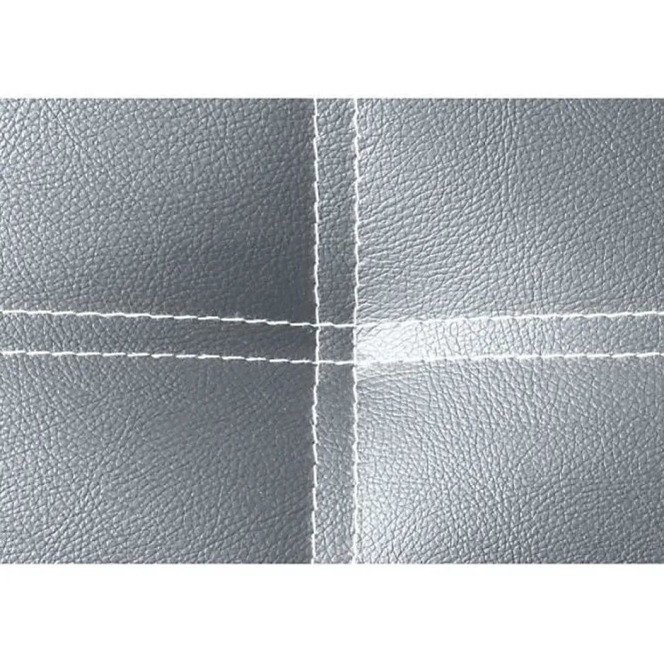 Eccox Tête de lit - - Silver Iris - Similicuir - 130 cm - Design contemporain - Garantie 2 ans