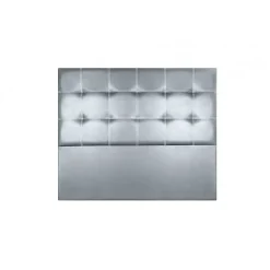 Eccox Tête de lit - - Silver Iris - Similicuir - 130 cm - Design contemporain - Garantie 2 ans