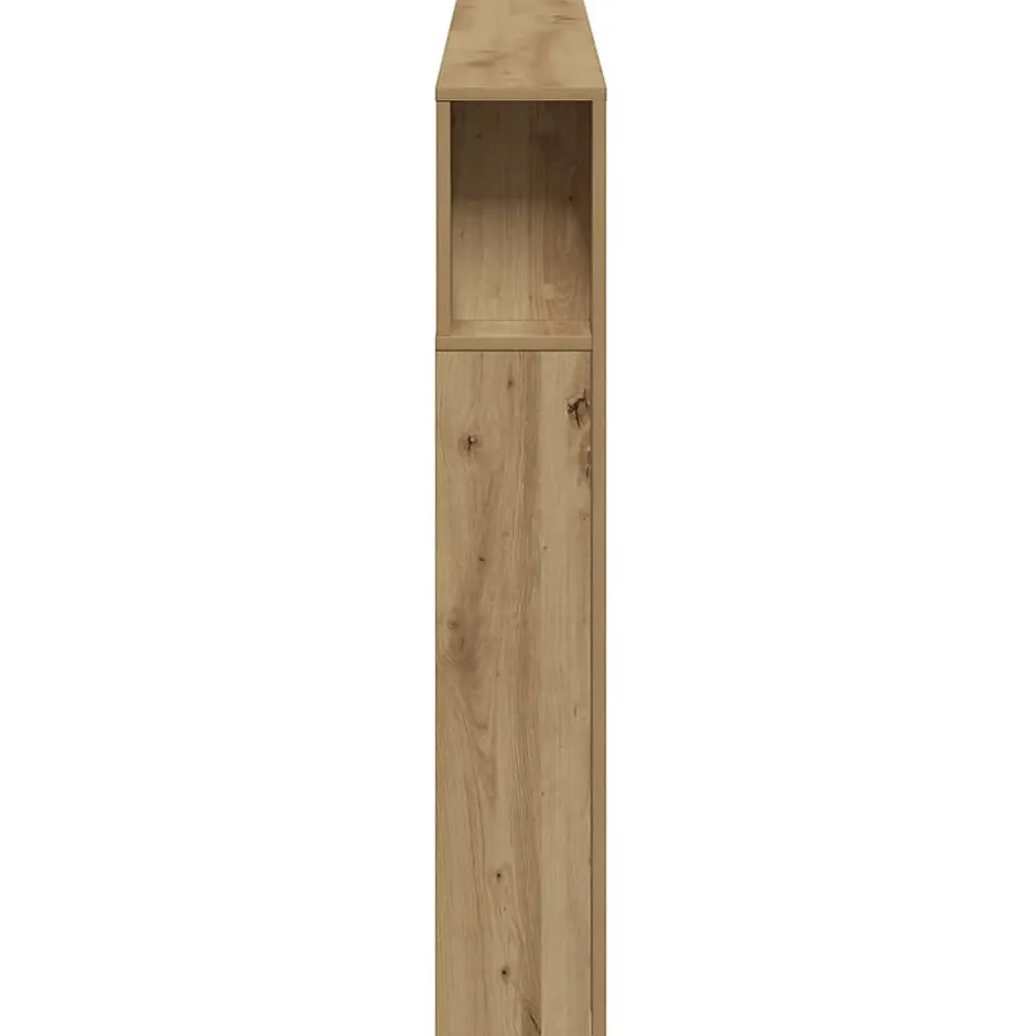 Vidaxl Tête de lit à LED chêne artisanal 200x18,5x103,5 cm