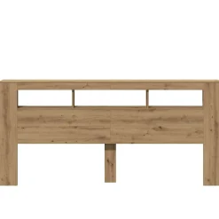 Vidaxl Tête de lit à LED chêne artisanal 220x18,5x103,5 cm Outlet