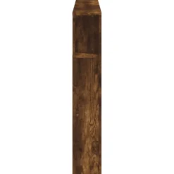 Vidaxl Tête de lit à LED chêne fumé 160x18,5x103,5cm bois d'ingénierie Online