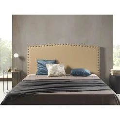 Eccox Tête de lit Ambar en similicuir camel pour lit 135 154x115x8. Best