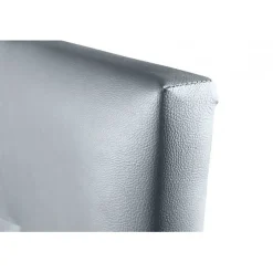 Eccox Tête de lit Aster en similicuir argenté 130 Clearance