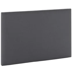 Vs Venta-Stock Tête de lit Aura recouverte de tissu Gris Foncé 90x60 cm