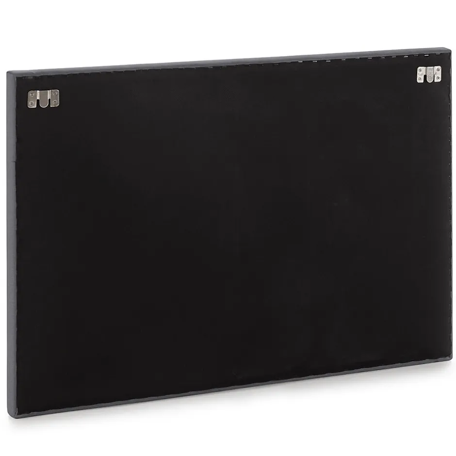 Vs Venta-Stock Tête de lit Aura recouverte de tissu Gris Foncé 90x60 cm