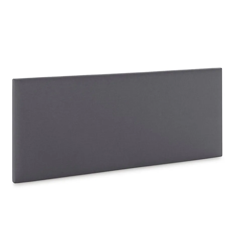 Vs Venta-Stock Tête de lit Aura recouverte de tissu Gris Foncé 140x60 cm