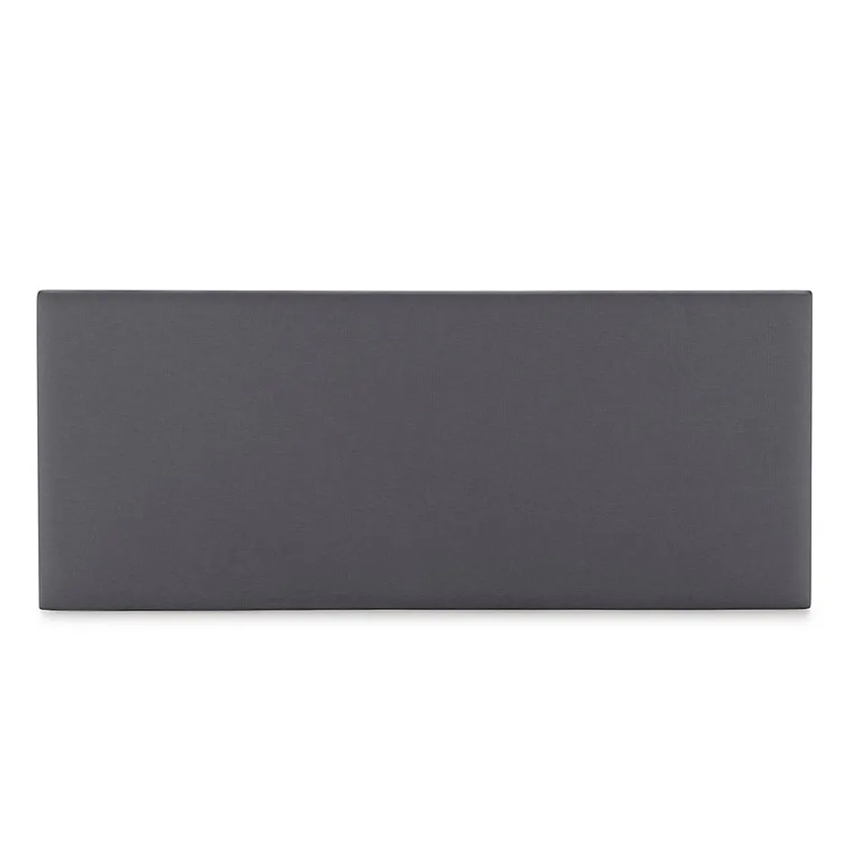 Vs Venta-Stock Tête de lit Aura recouverte de tissu Gris Foncé 140x60 cm
