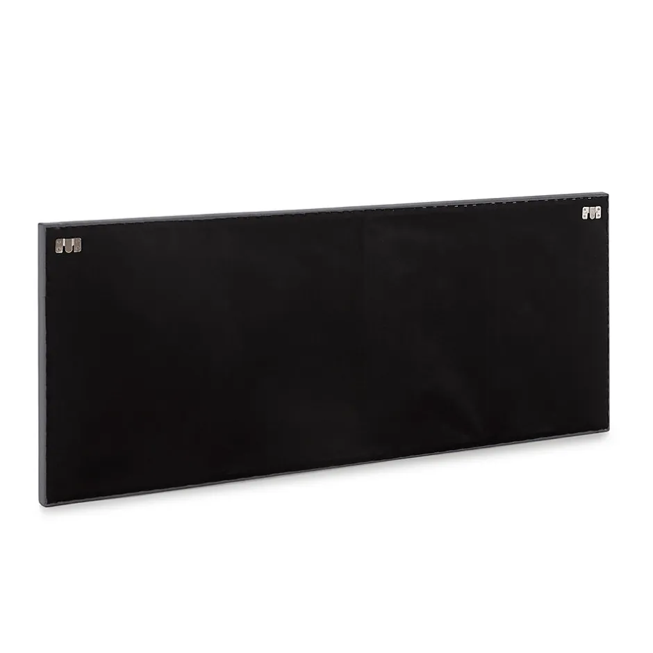 Vs Venta-Stock Tête de lit Aura recouverte de tissu Gris Foncé 140x60 cm